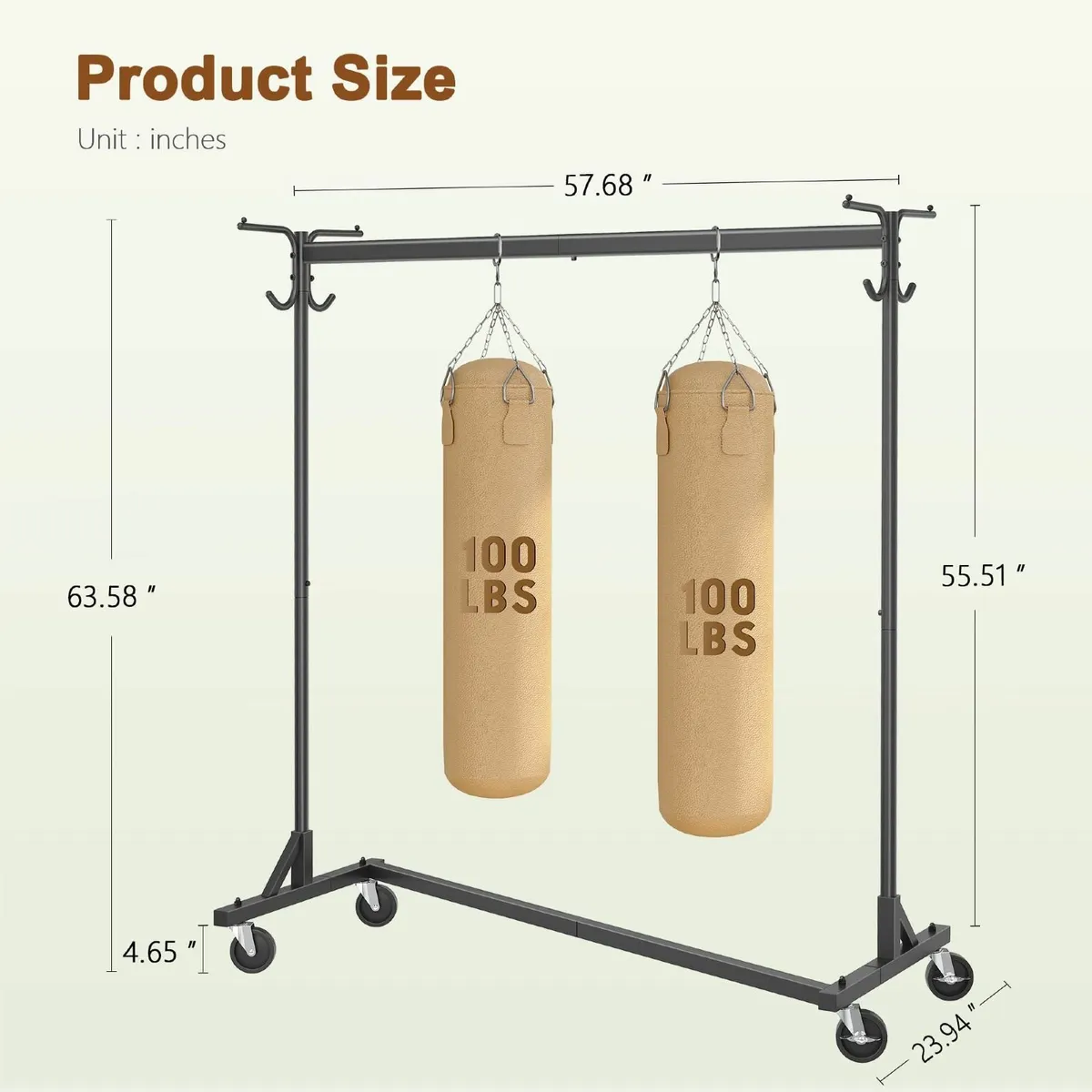 Z Clothes Rack with Cover Metal Heavy Duty - Image 3