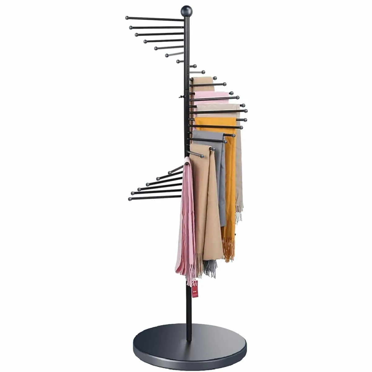 Freestanding Scarf Display Rack Metal Racks - Image 1