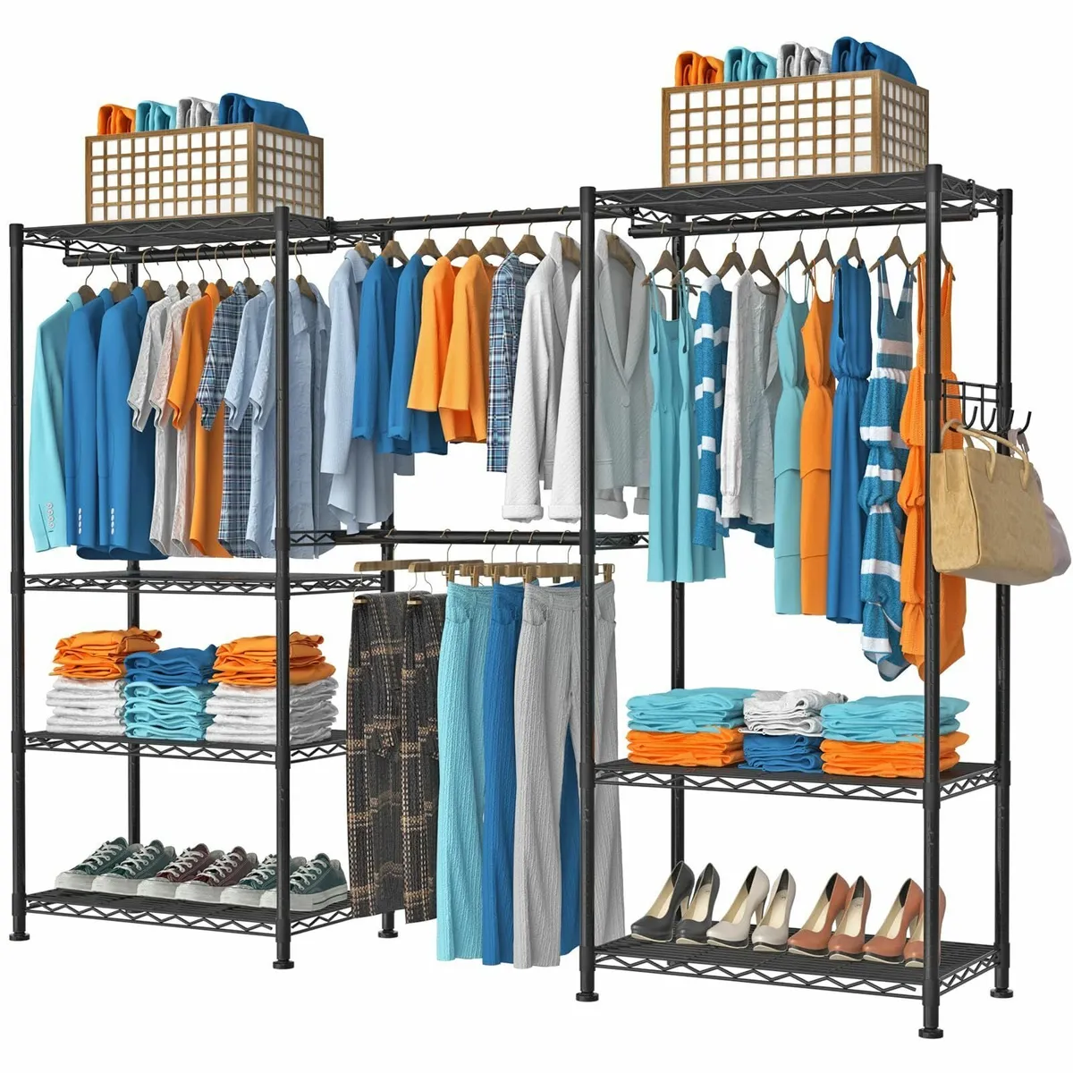 Clothes Rack for Hanging Adjustable Heavy Duty - Image 1