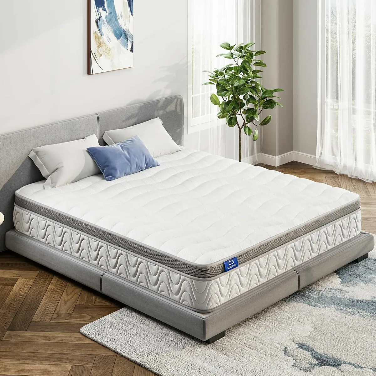 Single Mattress 3ft Cool Memory Foam Hybrid - Image 2