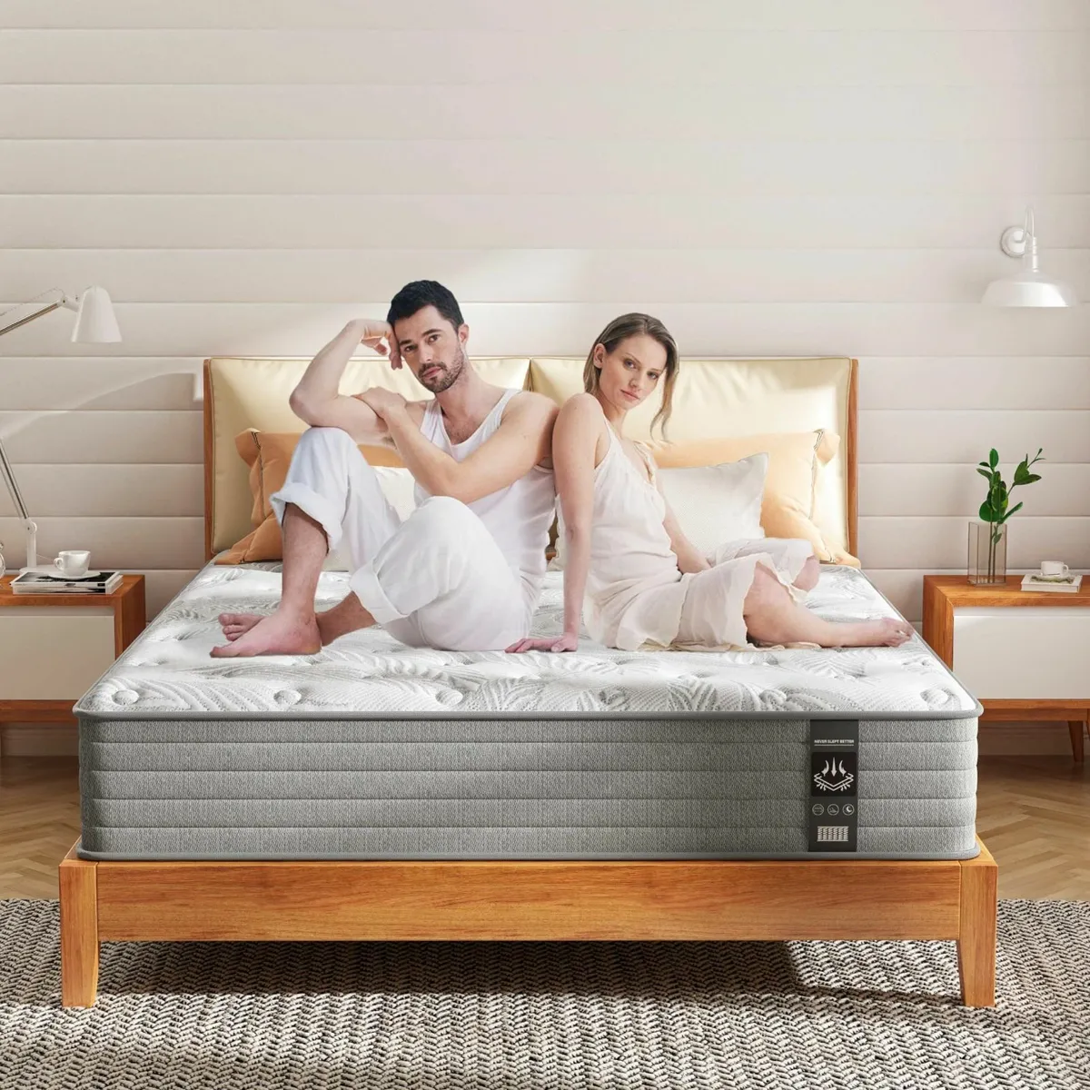 Double Size Mattress 4FT6 10 Inch Gel Infused - Image 2