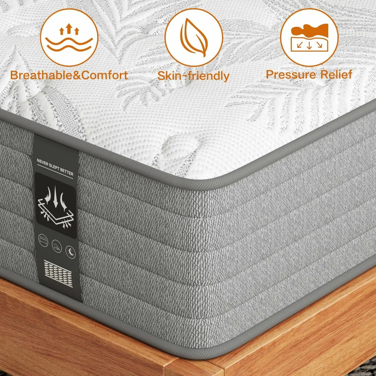 Double Size Mattress 4FT6 10 Inch Gel Infused - Image 4