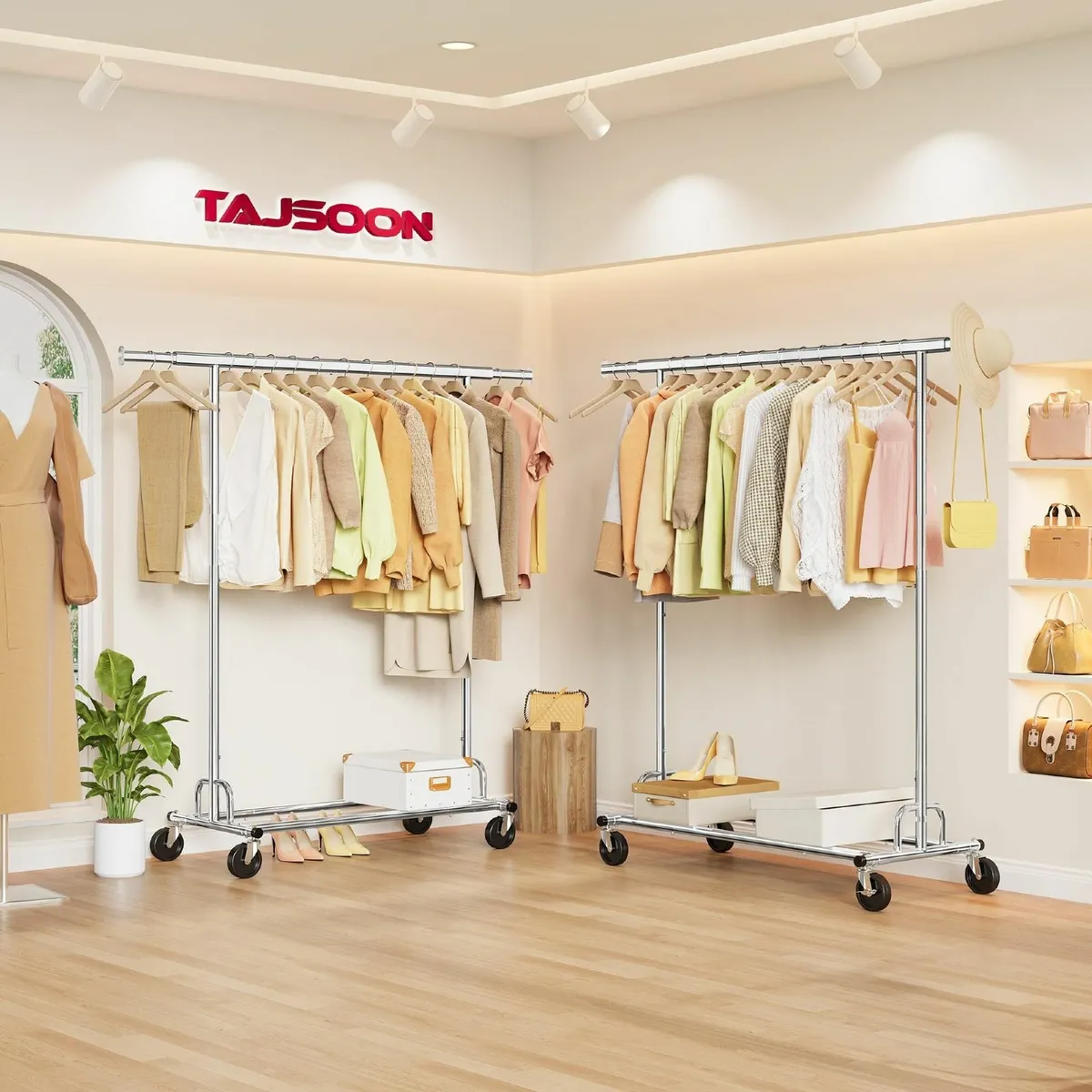 Clothing Rack Heavy Duty Clothes Load 350 LBS - Image 2