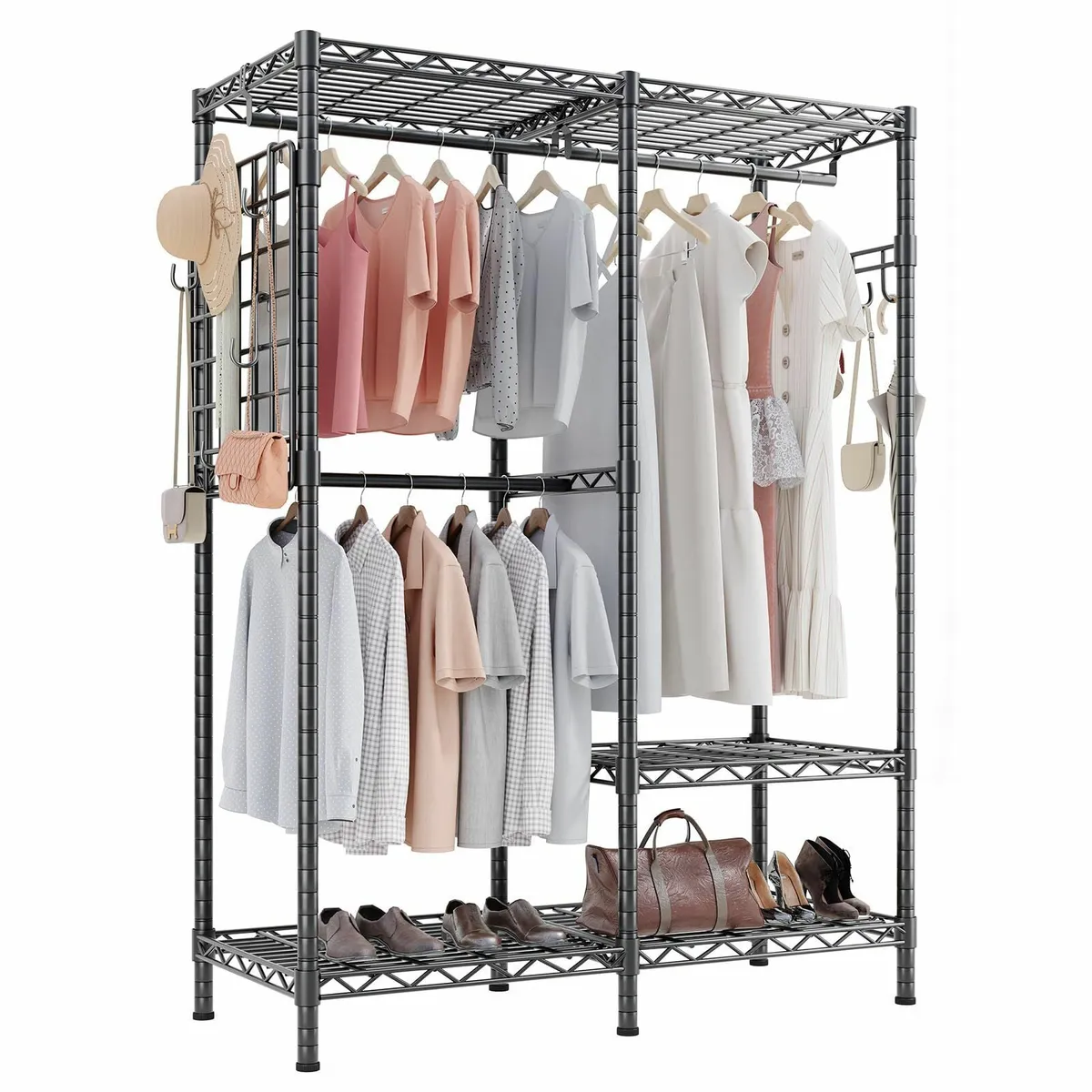 Open Wardrobe Closet Organizer - 117.5x43x193.5cm - Image 1