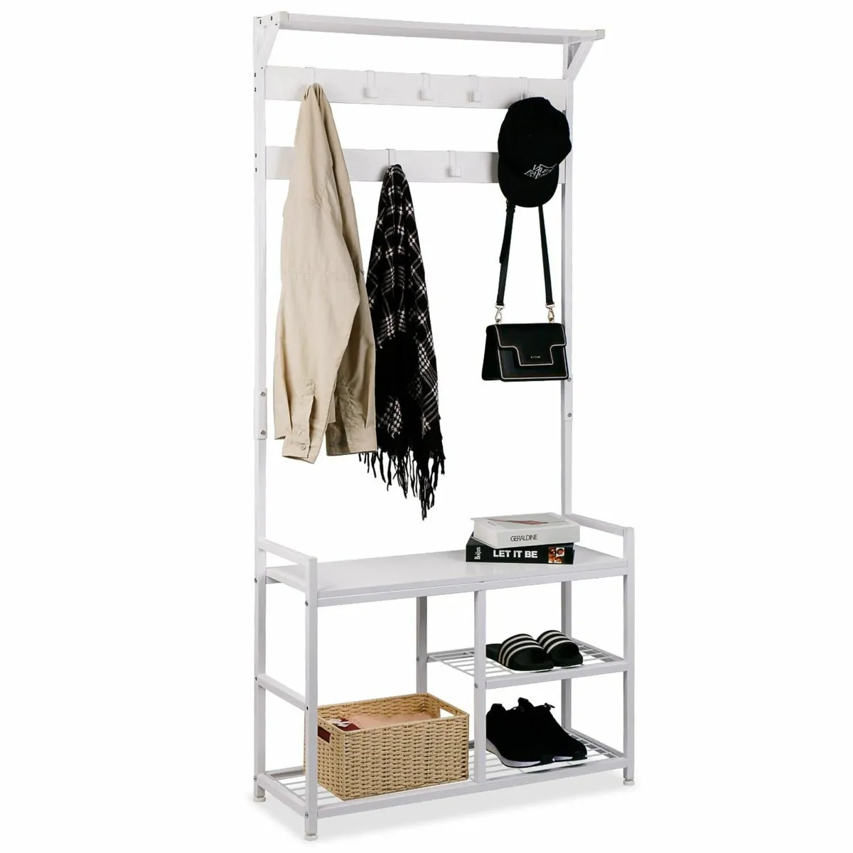 Hallway Coat Stand Industrial Rack free standing - Image 1