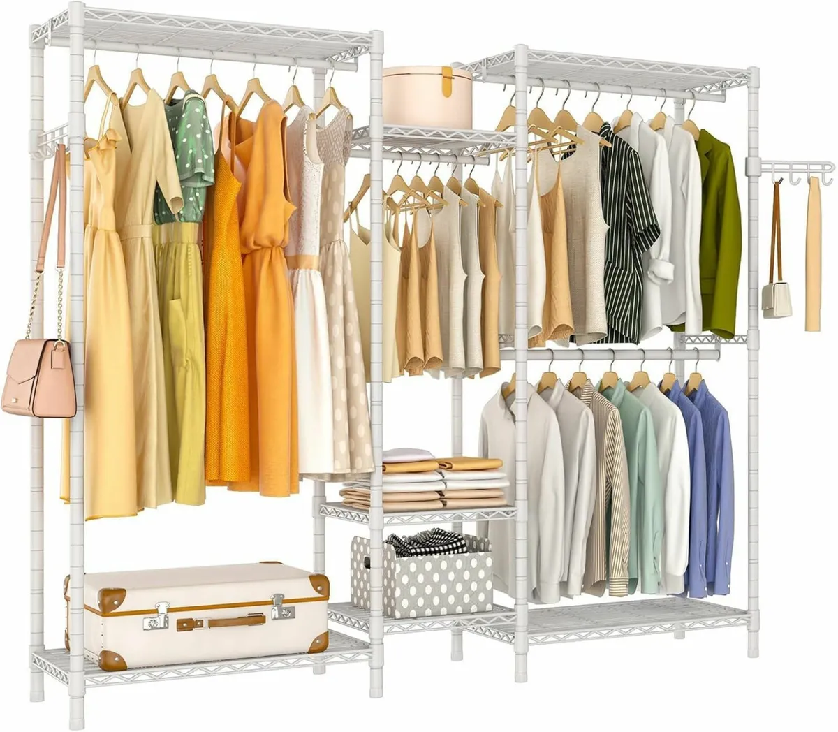 Heavy Duty Clothes Rails Portable Clothing Rack - Image 1