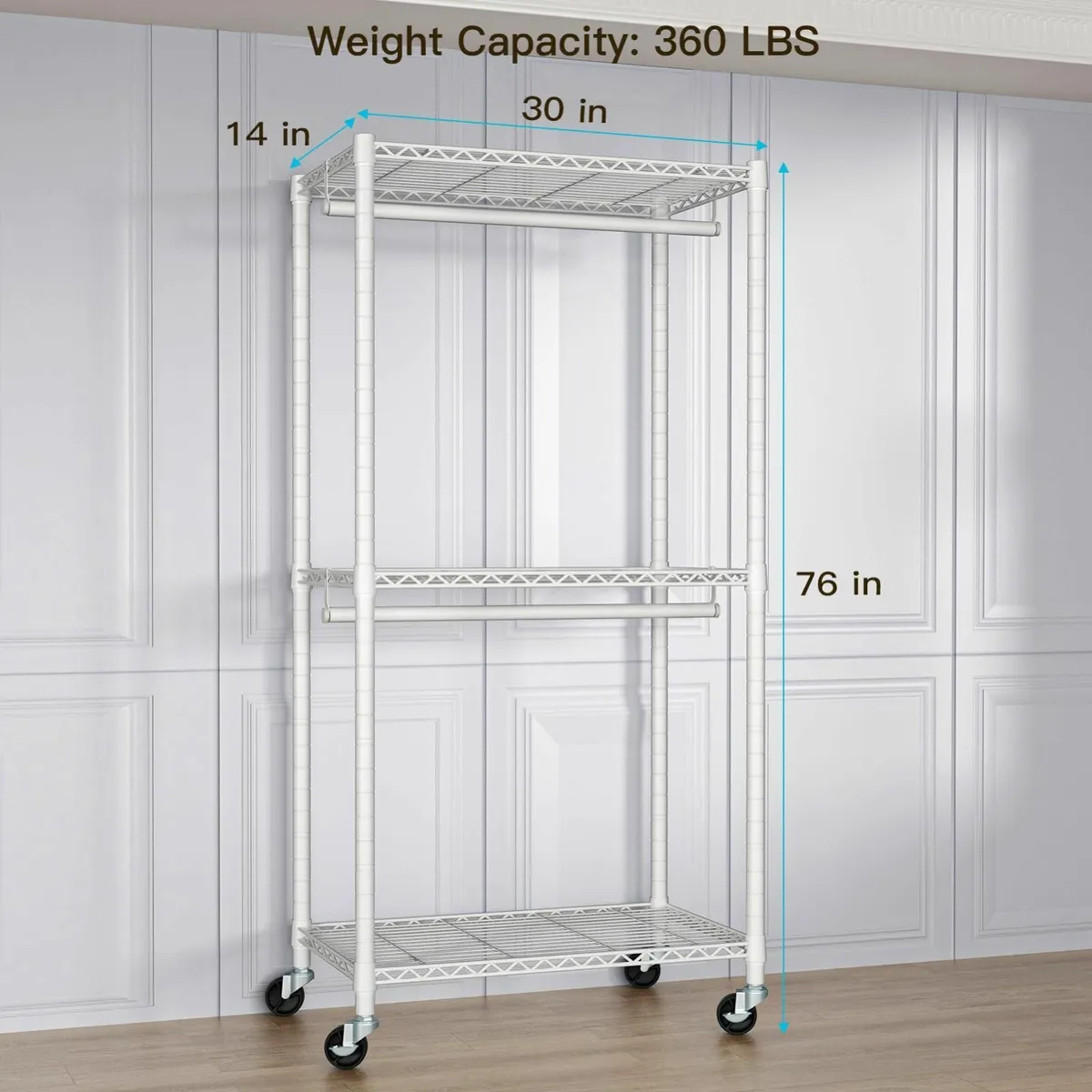 P1 Medium Heavy-Duty Portable Closet 30 W x 14 - Image 3