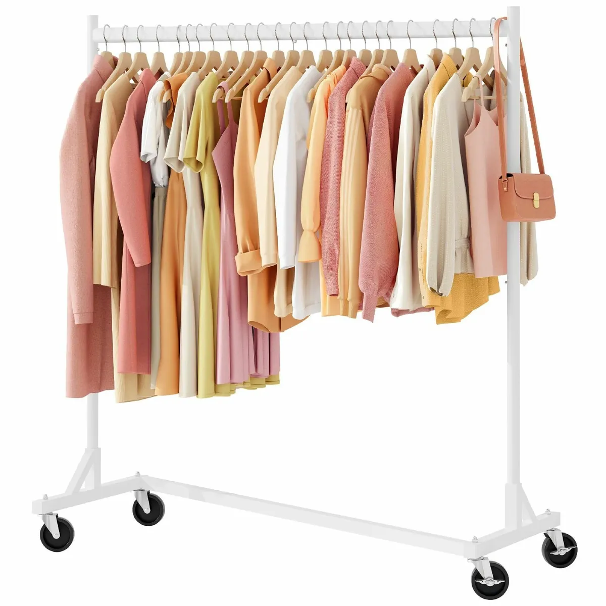 Z Rack Rolling Clothes Racks with Z-Base Heavy - Image 1