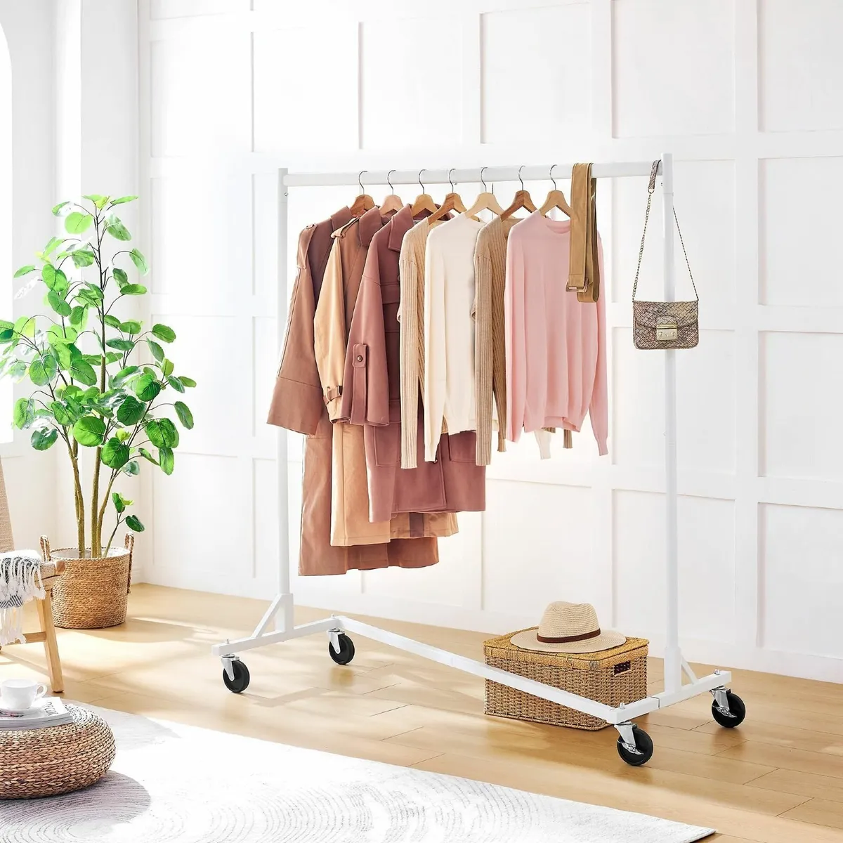 Z Rack Rolling Clothes Racks with Z-Base Heavy - Image 4