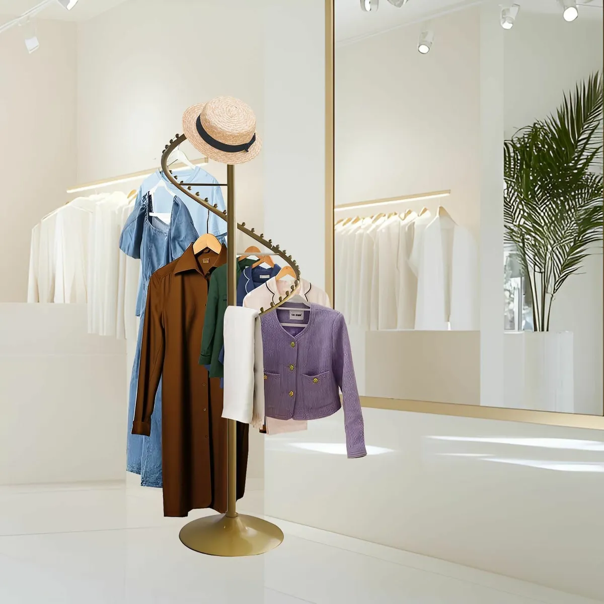 Spiral Rotating Clothing Rack 38 Ball Heavy Duty - Image 4