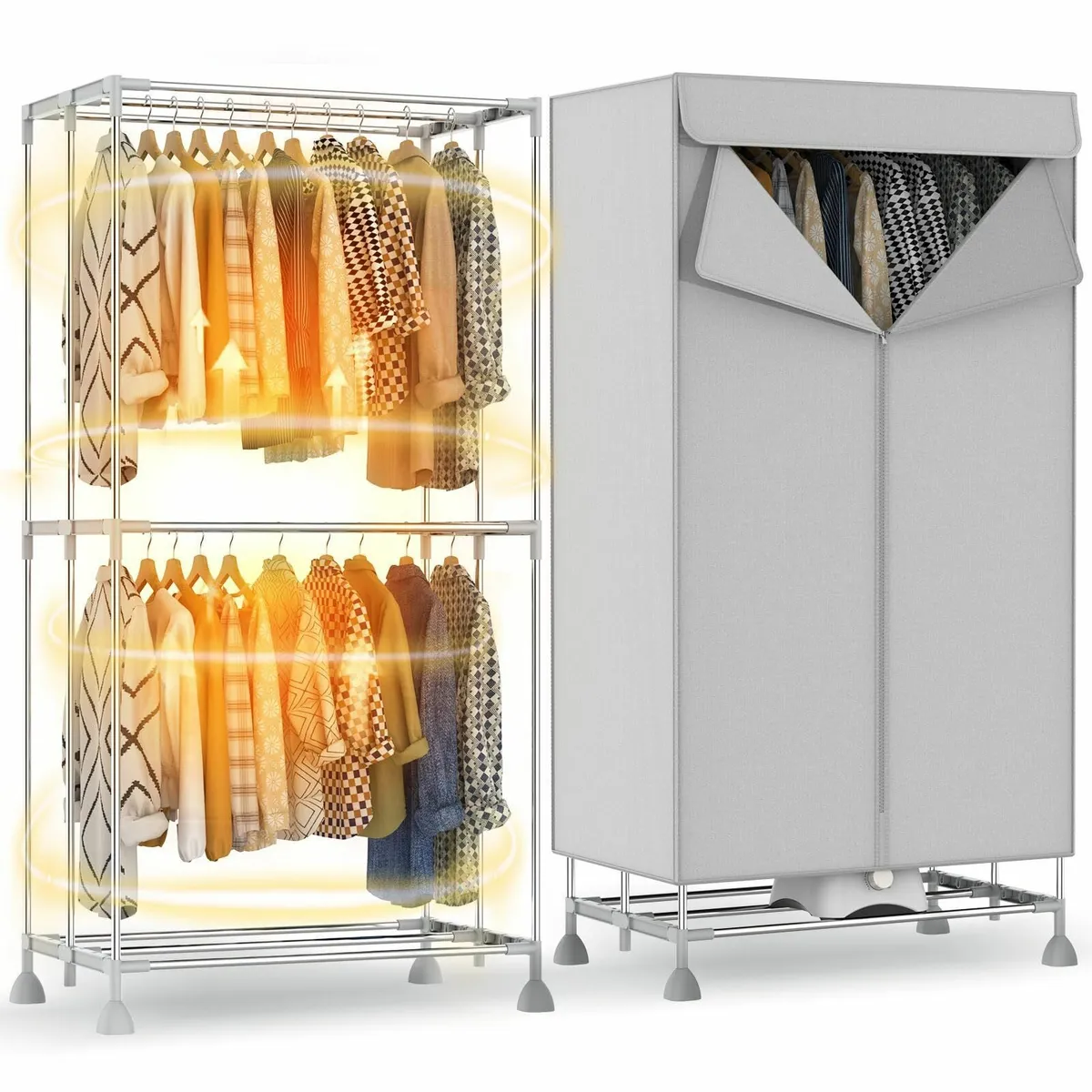 Electric Clothes Dryer 1800W with Timer – - Image 1