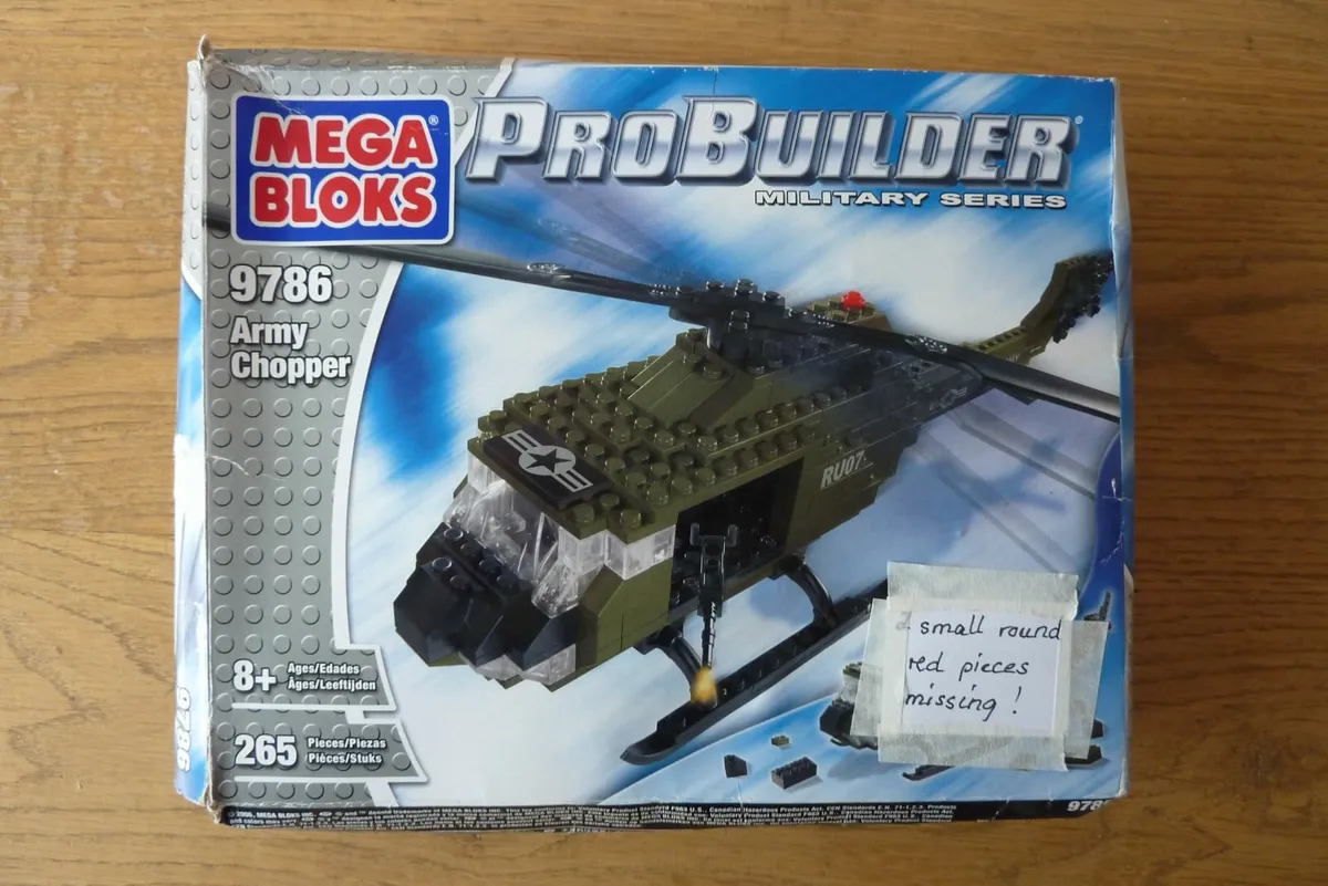 Mega Bloks Army chopper