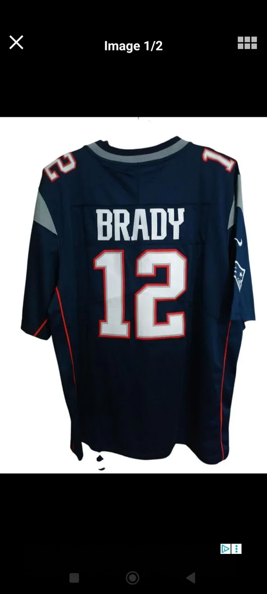 New England Patriots (BRADY 12 ) JERSEY, SIZE : XL - Image 1