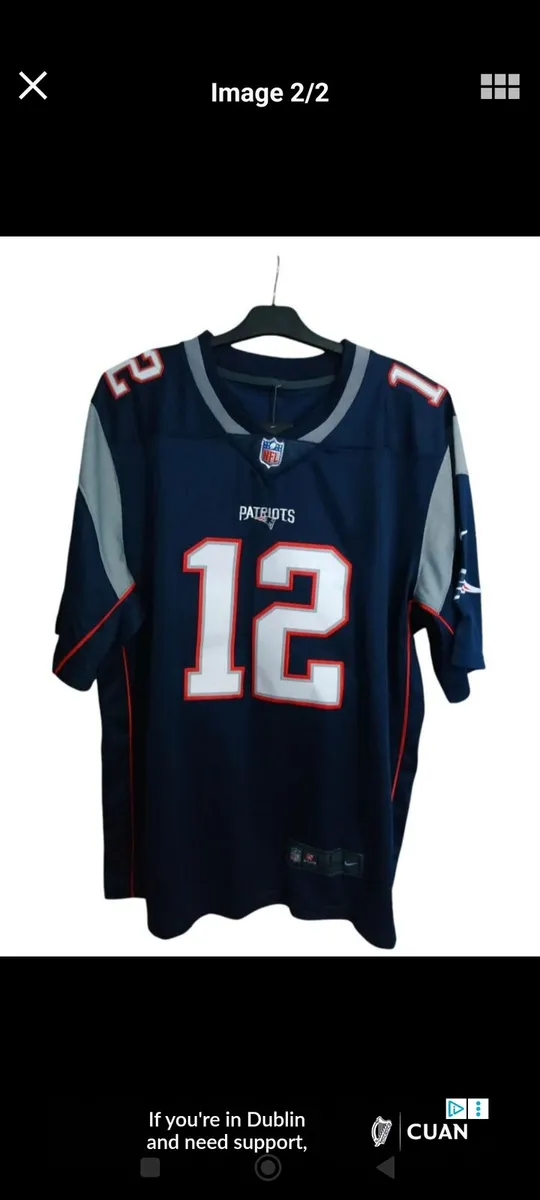 New England Patriots (BRADY 12 ) JERSEY, SIZE : XL - Image 2