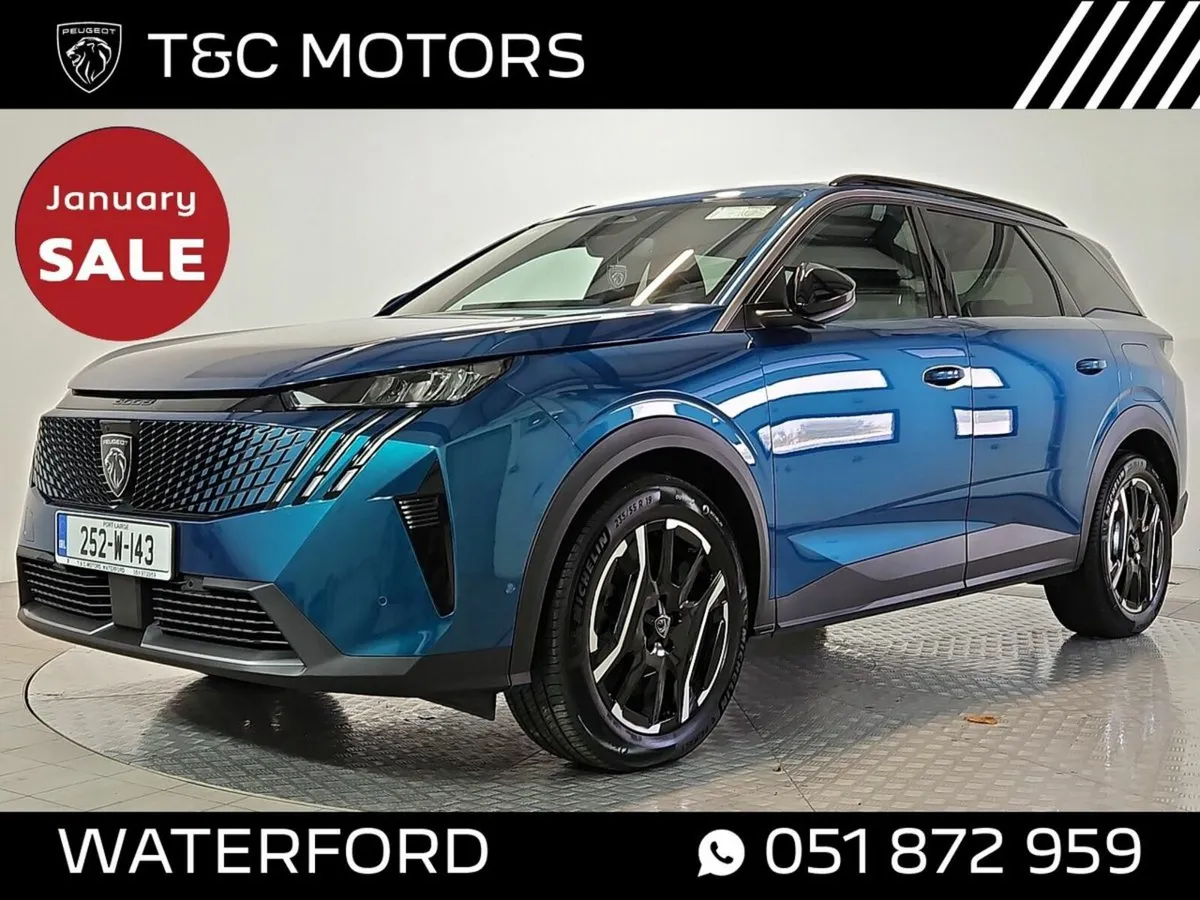 Peugeot 5008  Allure Model 73kwh 210hp 500kms Rang - Image 1