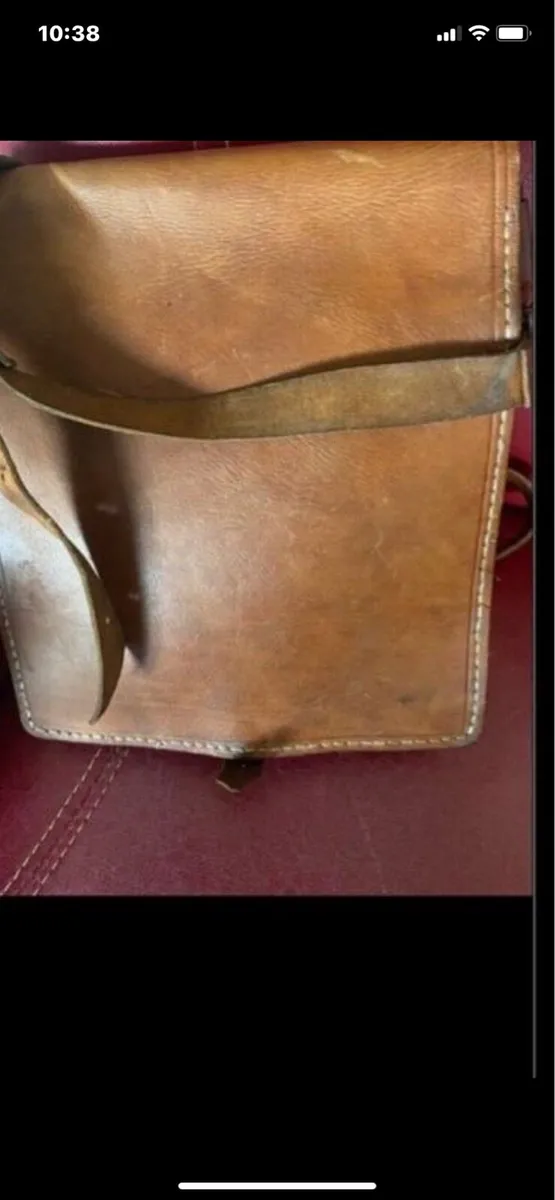 Vintage Leather Satchel - Image 2