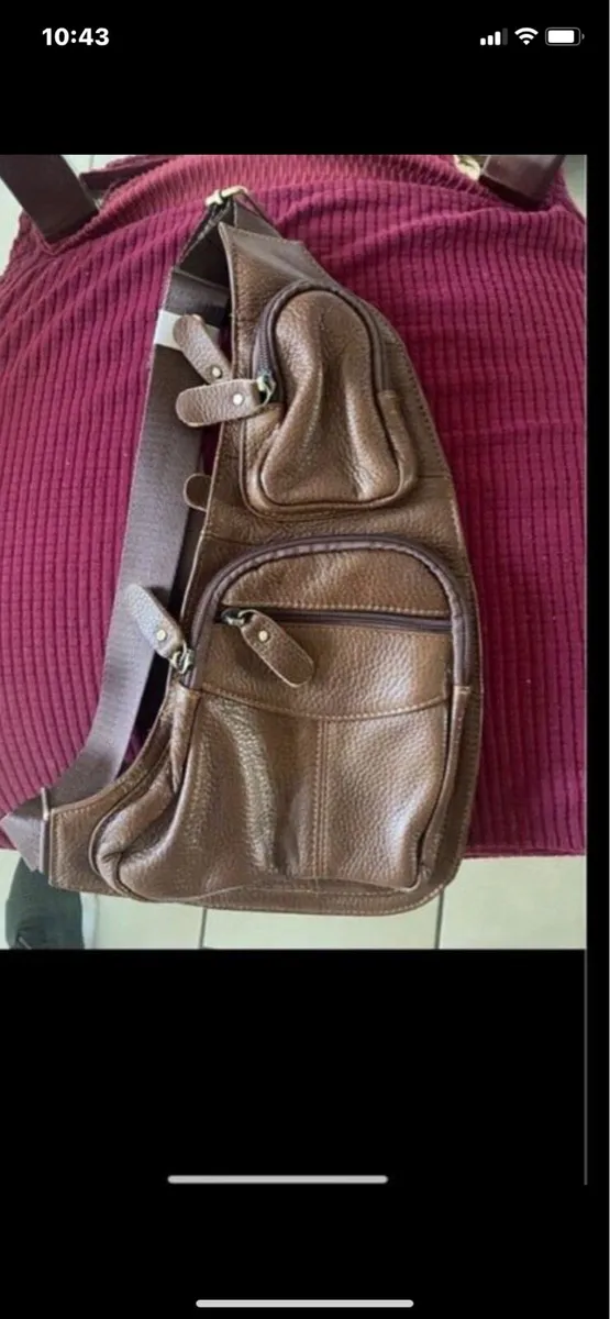 Ew leather Shoulder/ Saddle Bag - Image 1