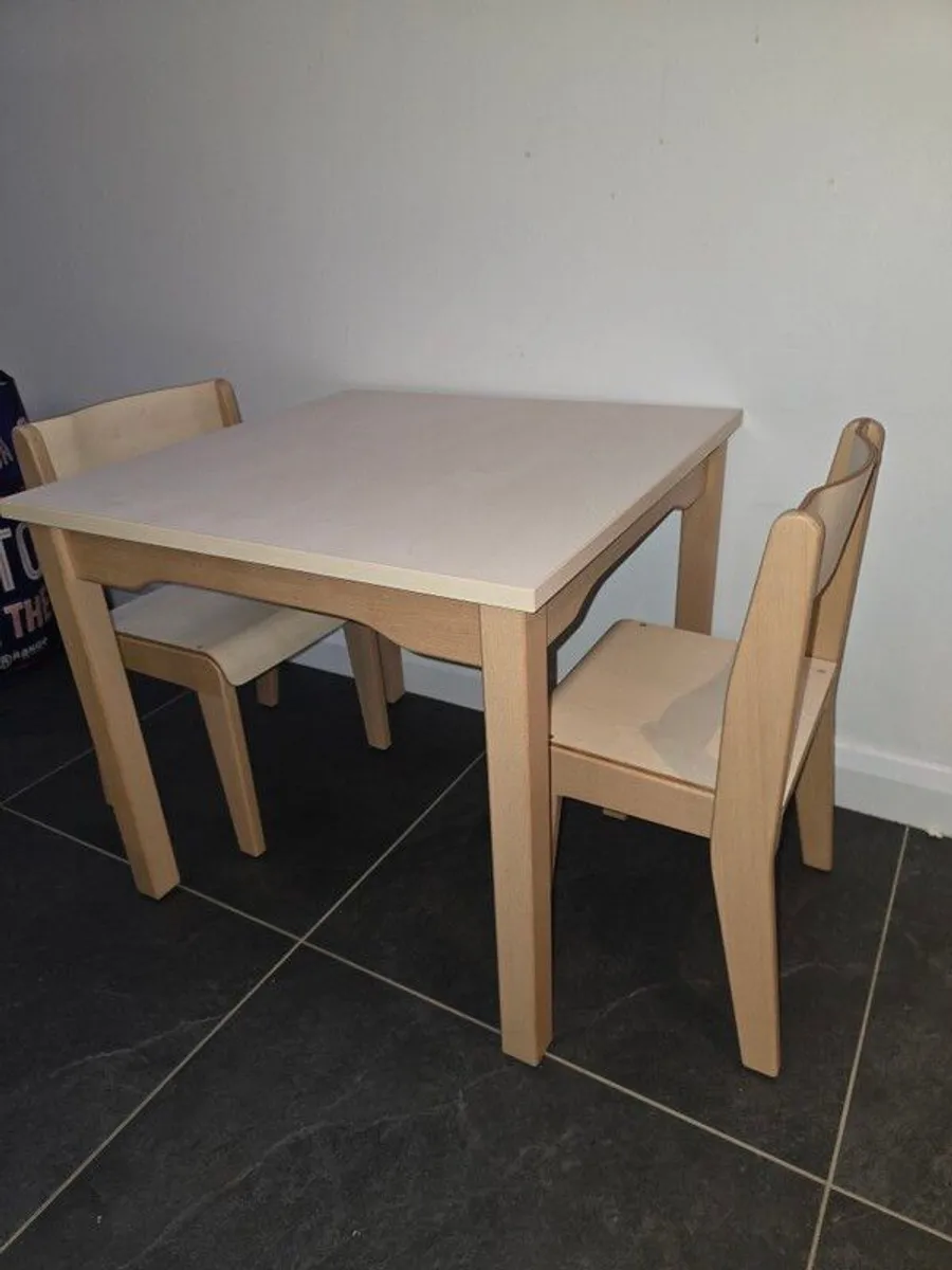 Wesco Preschool table and chairs - Image 1