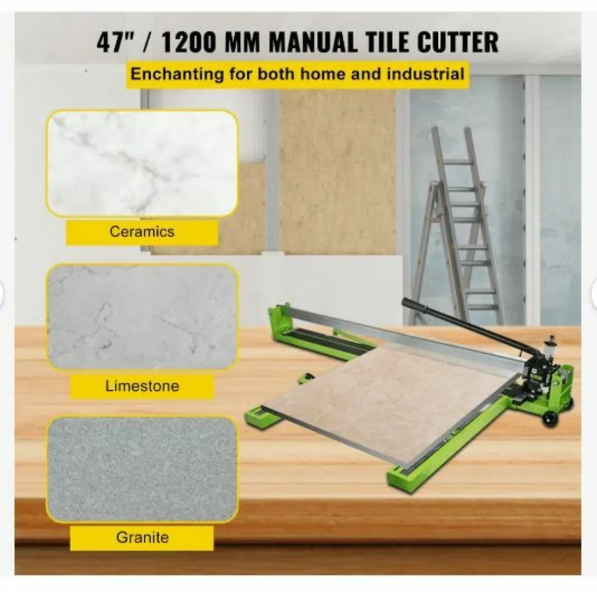 Tile Cutter 47-Inch Manual Tile Cutter 1.4-Inch - Image 3