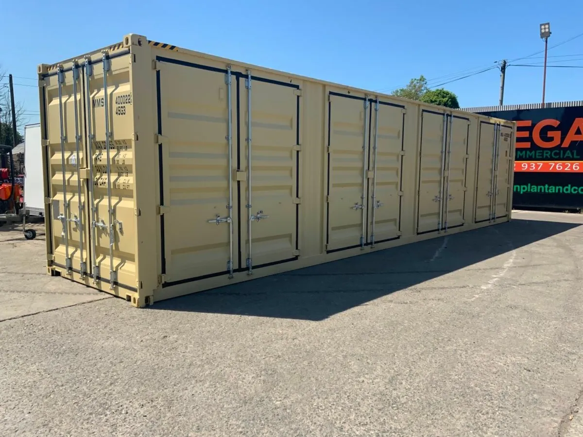40ft HI CUBE SIDE DOOR SHIPPING CONTAINER...392. - Image 3