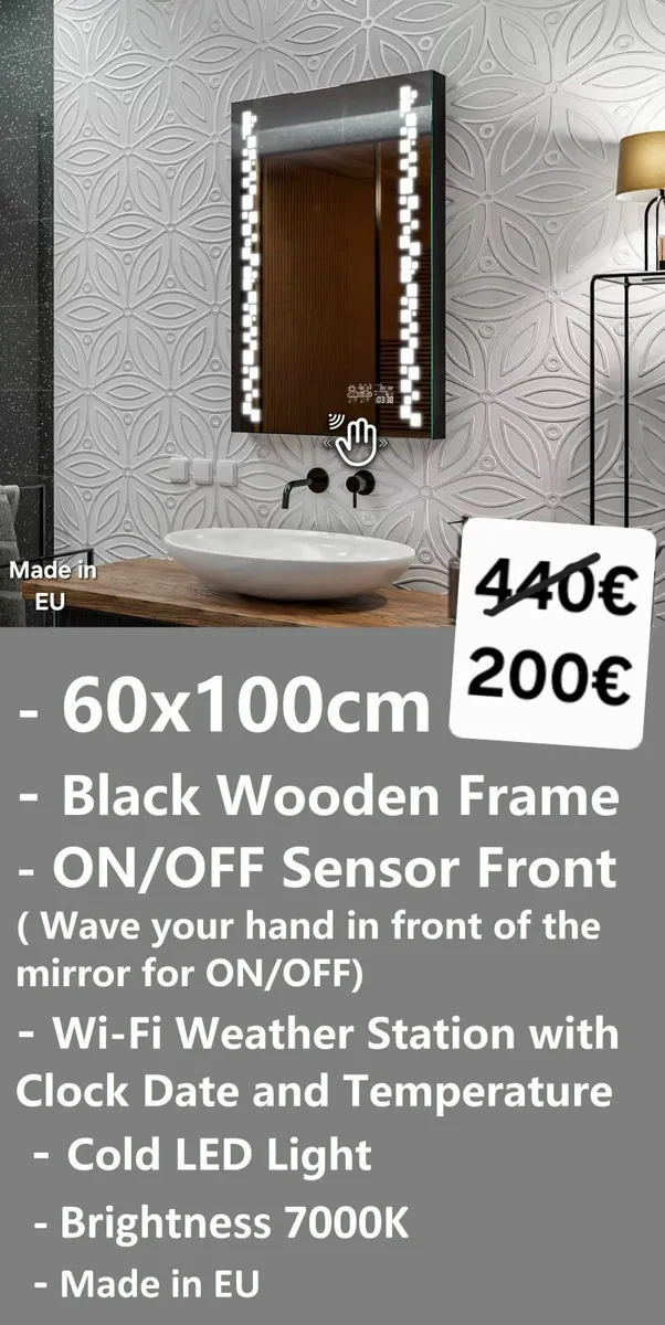 LED Bathroom Mirror - Image 1