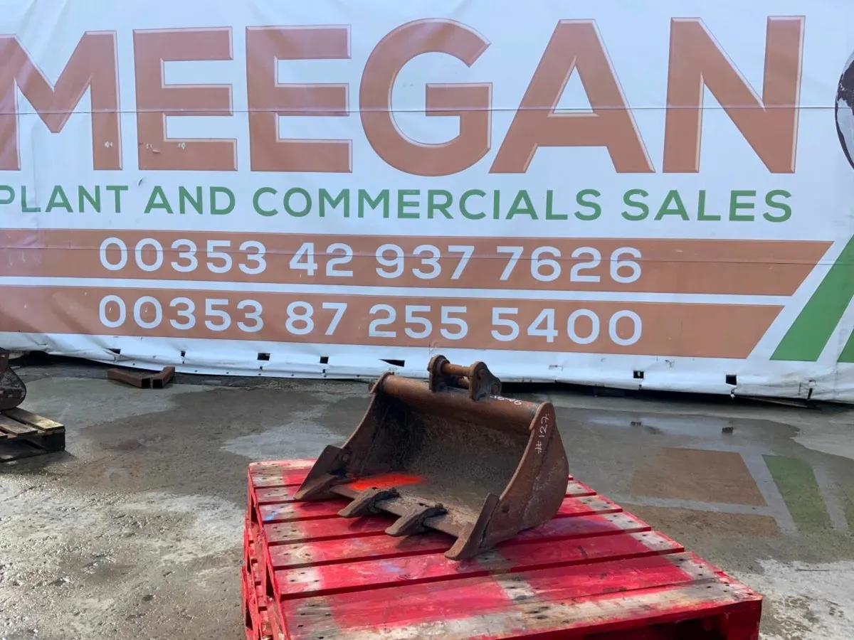24" MINI DIGGER BUCKET......30mm PINS....127 - Image 4