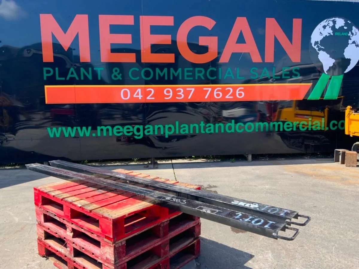 10ft FORK LIFT EXTENSION FORKS.....353w. - Image 1