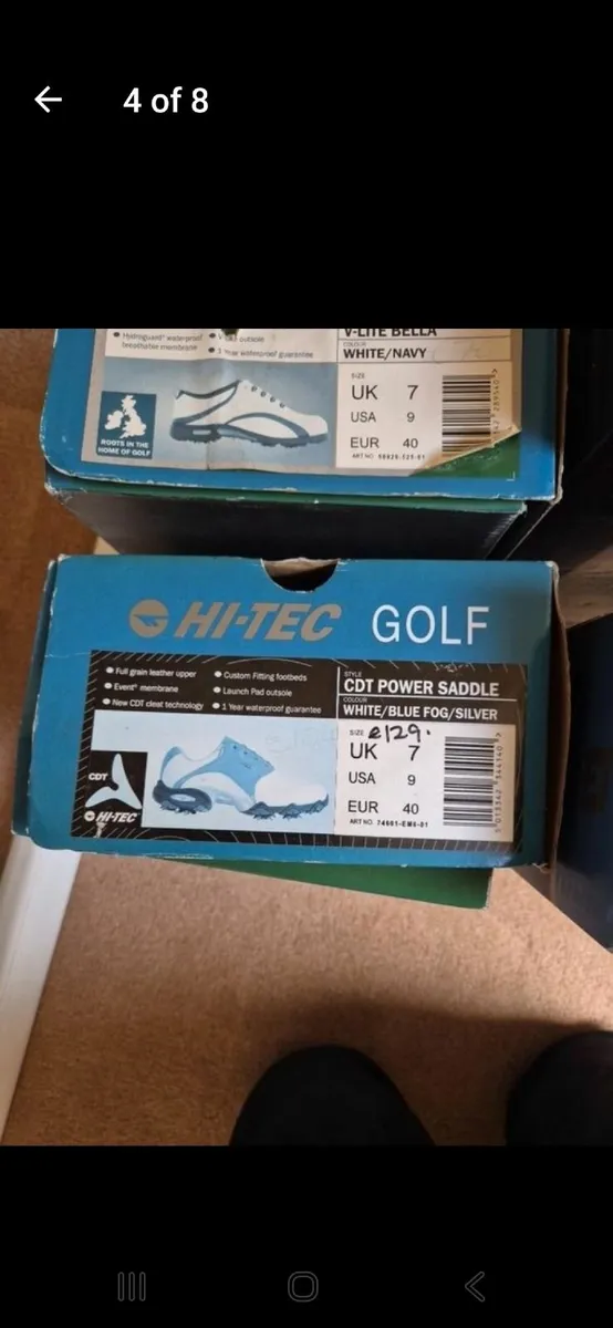 Joblot ladies/junior Golf shoes - Image 3