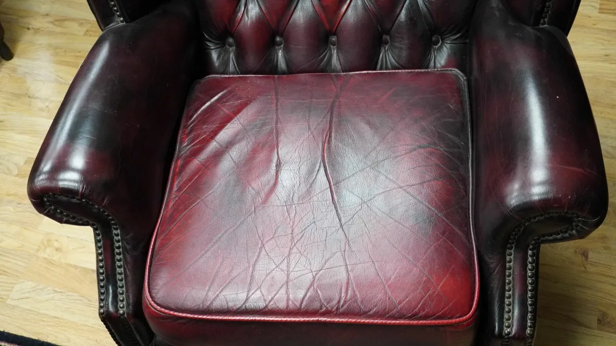 Oxblood Chesterfield Chair - Image 3