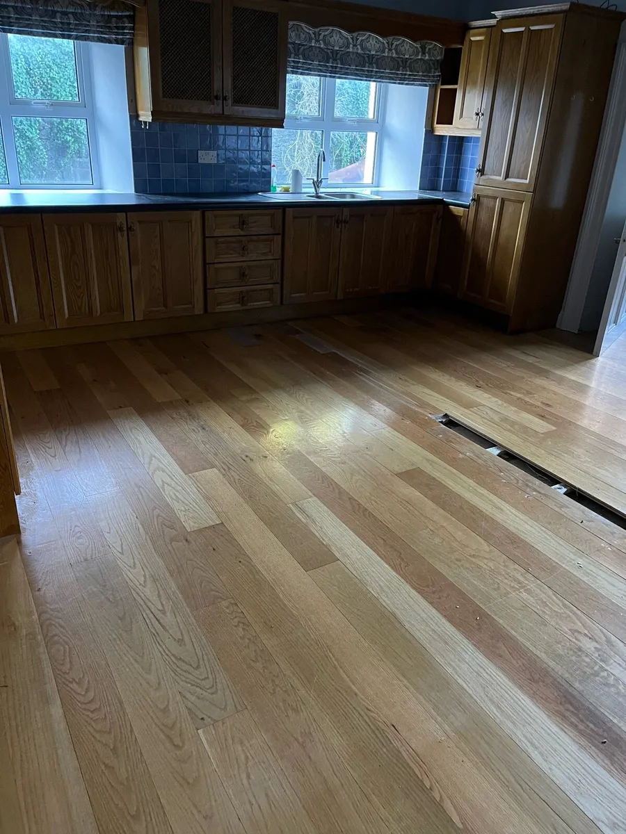 Solid oak flooring