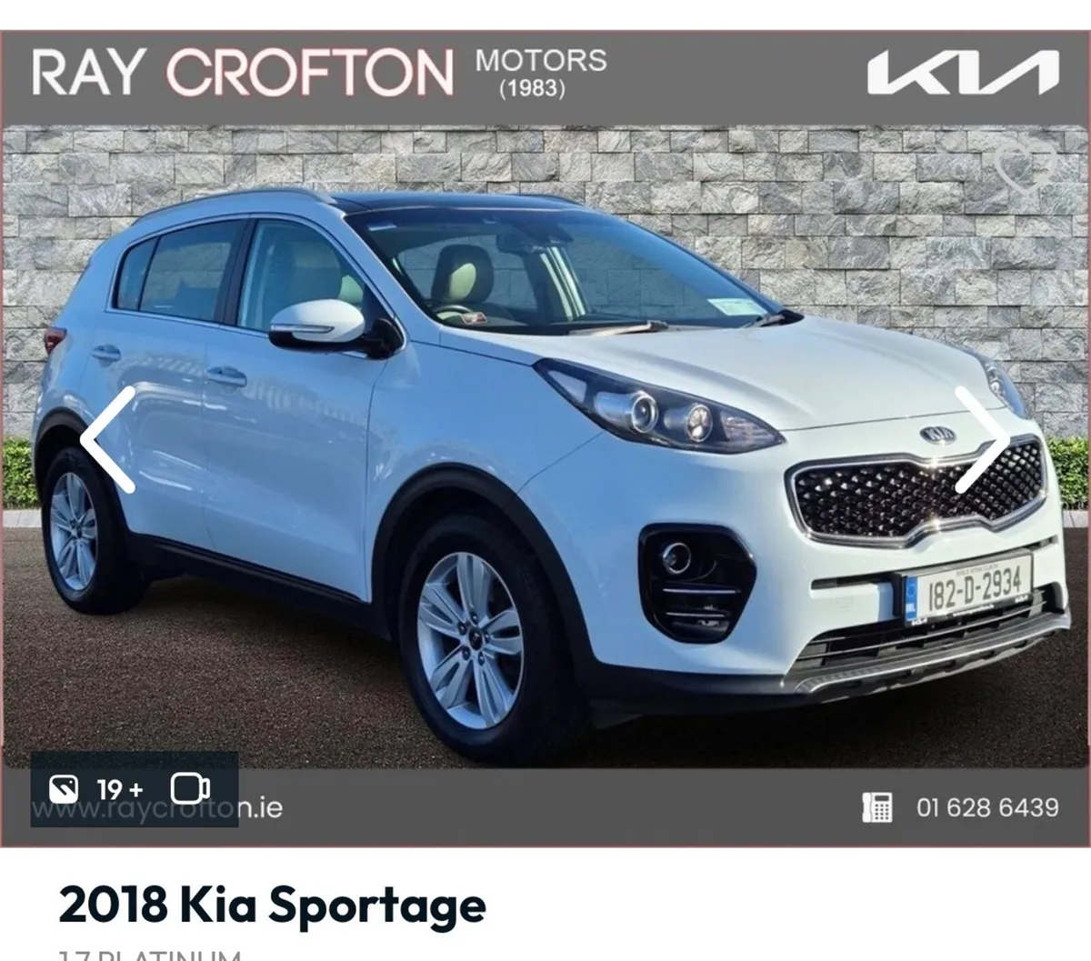 KIA Sportage 2018.2 - One Owner - Full KIA Service - Image 2