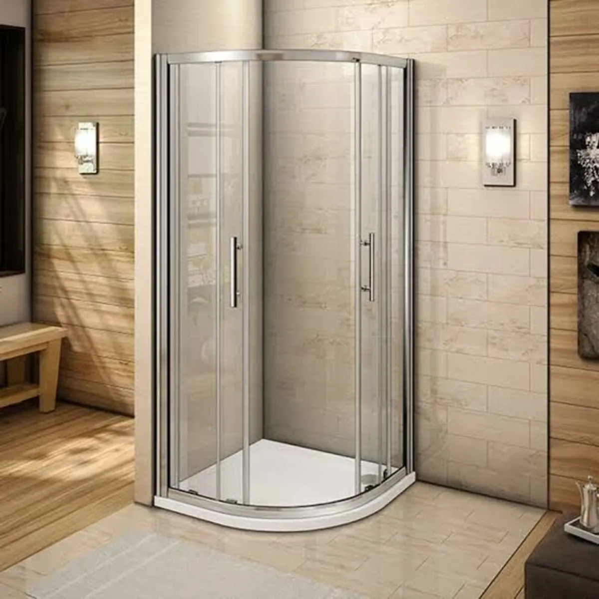 Quadrant Shower Doors 800 - Image 1