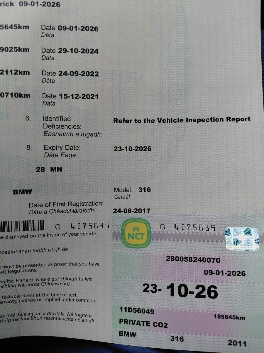 €2999.Nct today,tax,316d,only118mls,drives as new - Image 4