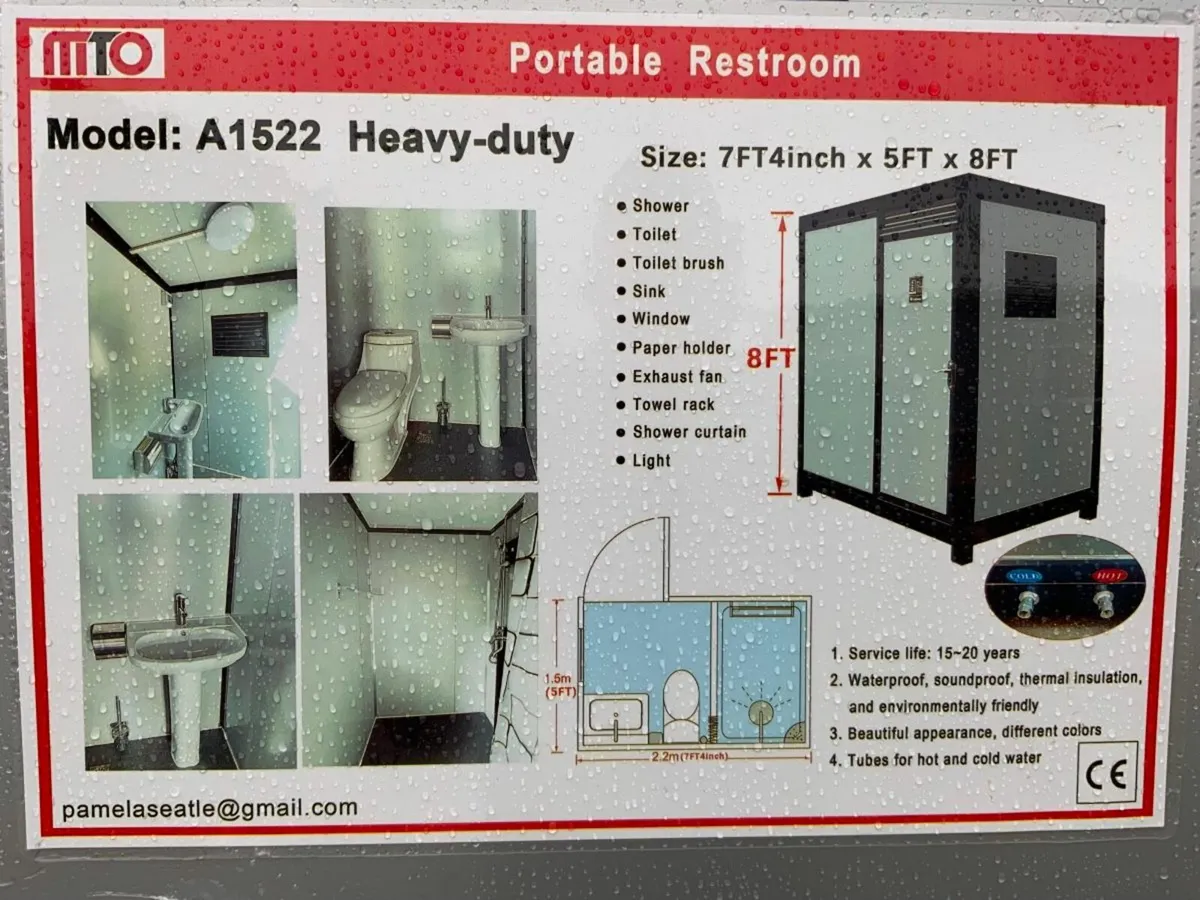 UNUSED SHOWER WASHROOM / TOILET POD...1006 - Image 3