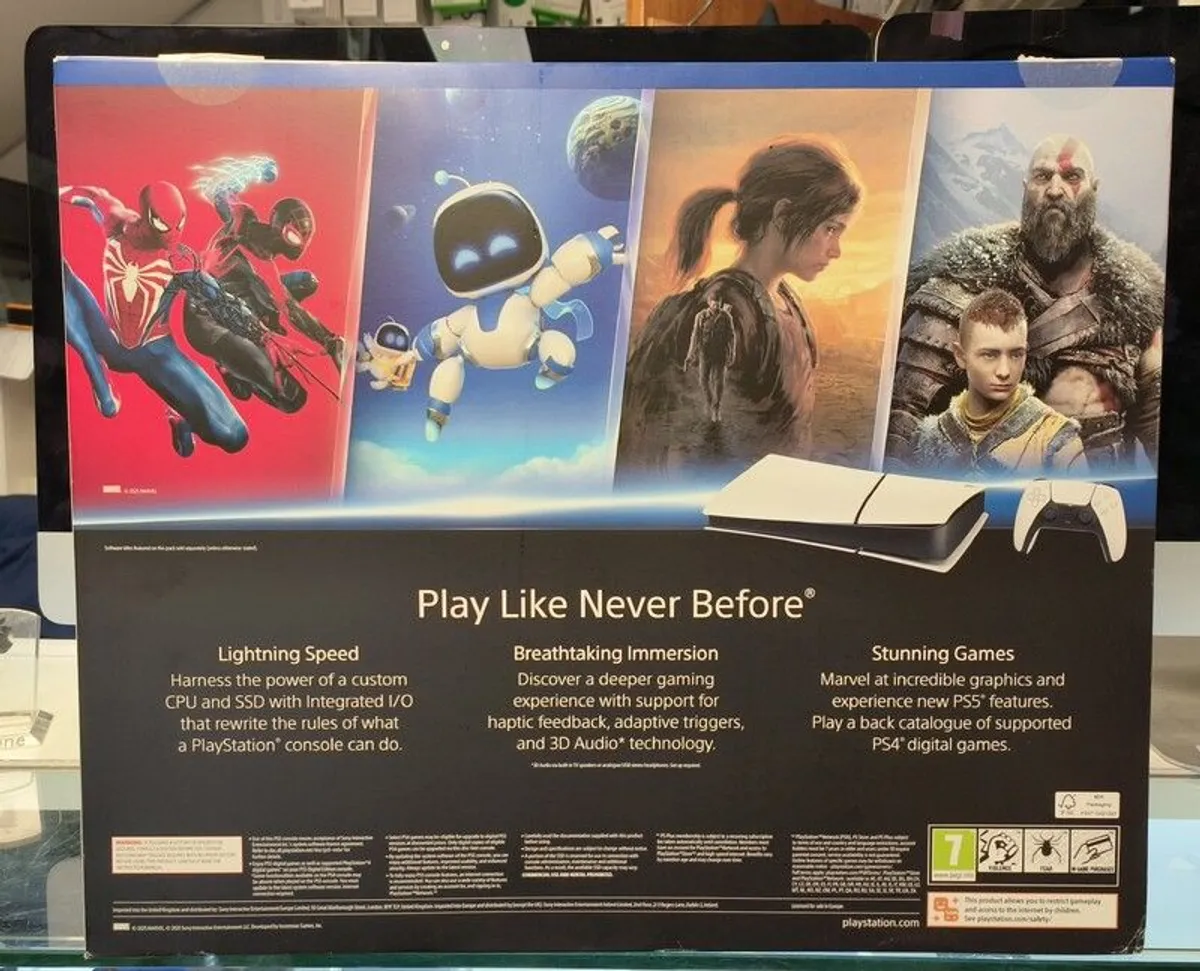 Sony PlayStation 5 Slim Digital Edition PS5 - New & Boxed - 825GB SSD You are welcome to collect from our store, the address is: Computers R US 8A the mall, Main Street, Lucan Village Lucan, Co. Dublin Ireland Postcode: K78 P9T0 Shop Tel No: 01-601055 - Image 3
