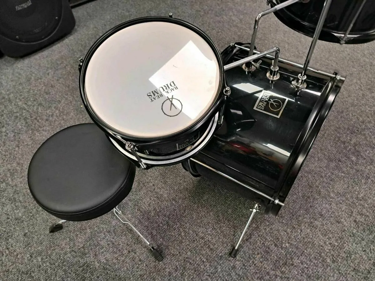 Back Beat Mini Kids Drumkit - Image 2