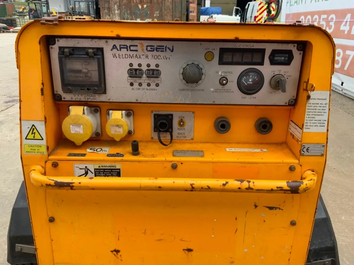 ARC GEN WELDMAKER 300AVC WELDER / GENSET. - Image 4