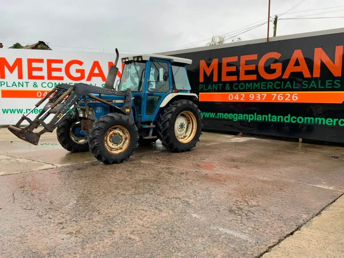 FORD 6610 TRACTOR & FRONT LOADER.......9947hrs - Image 1