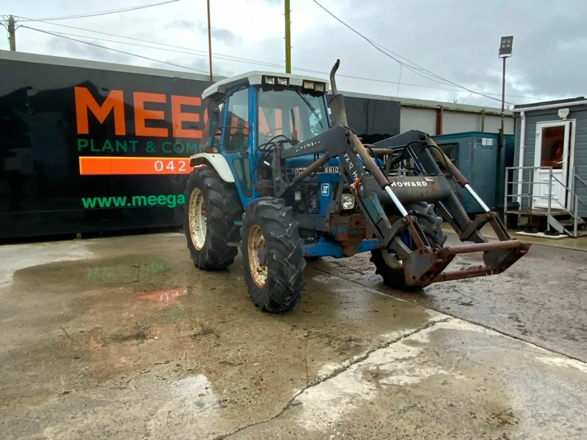 FORD 6610 TRACTOR & FRONT LOADER.......9947hrs - Image 3