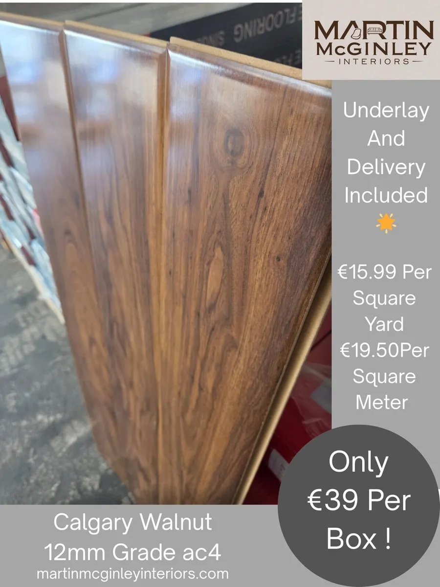 New Calgary Walnut Flooring 12mm - Image 3