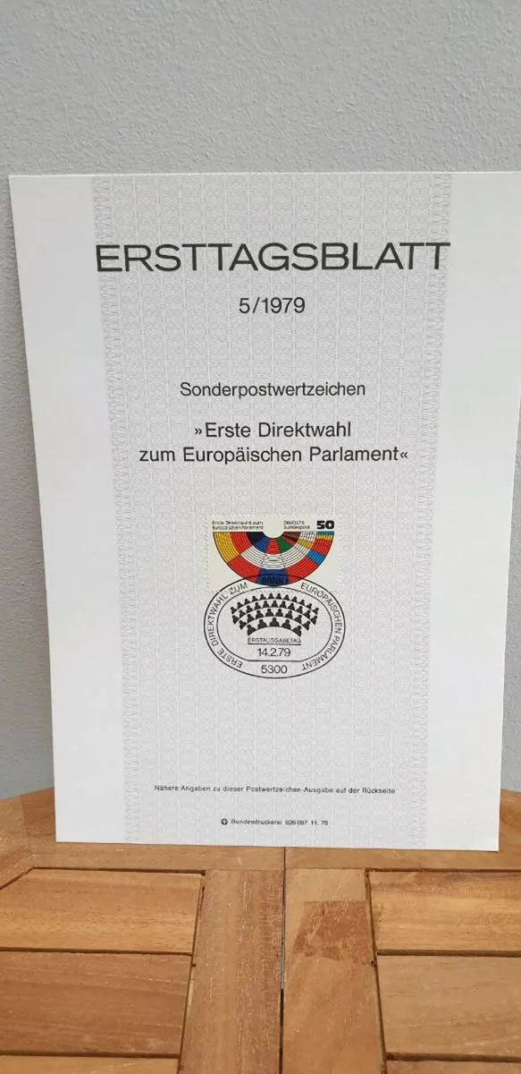 German Ersttagblatt 1979 - Image 4