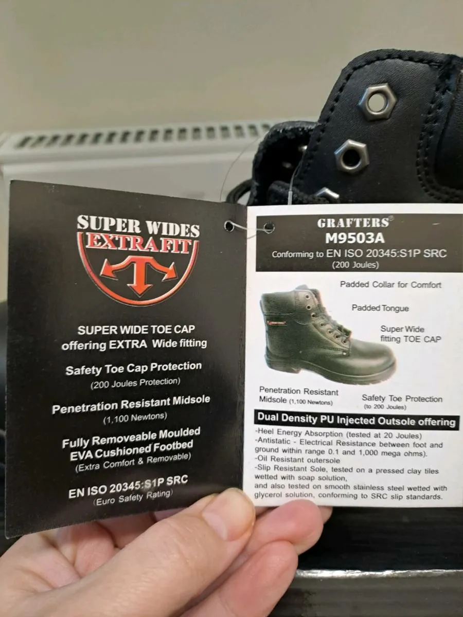 Grafters Safety Boots size 40 - Image 3