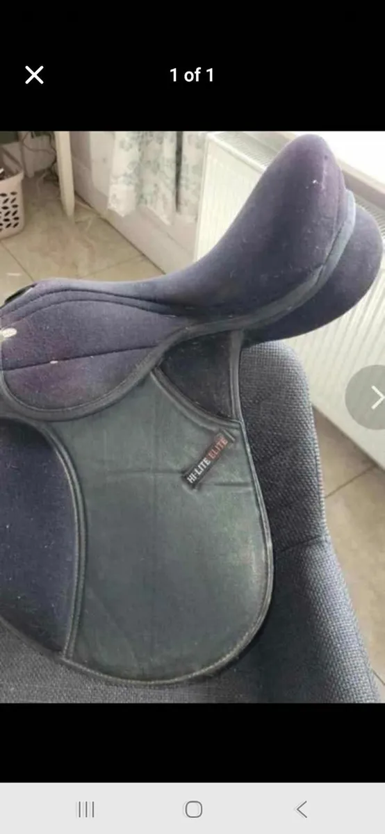 15" synthetic pony saddle