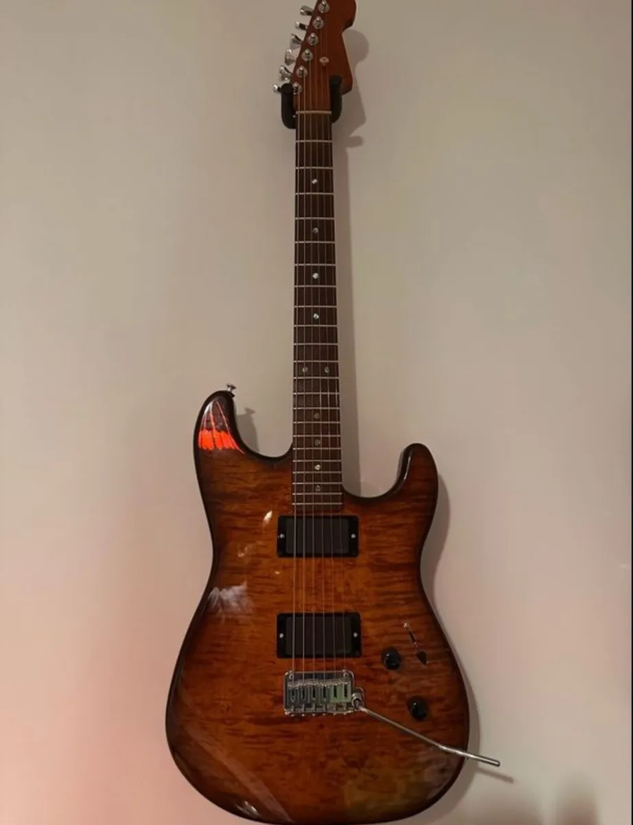 US custom guitars full honduras mahogany high spec - Image 3