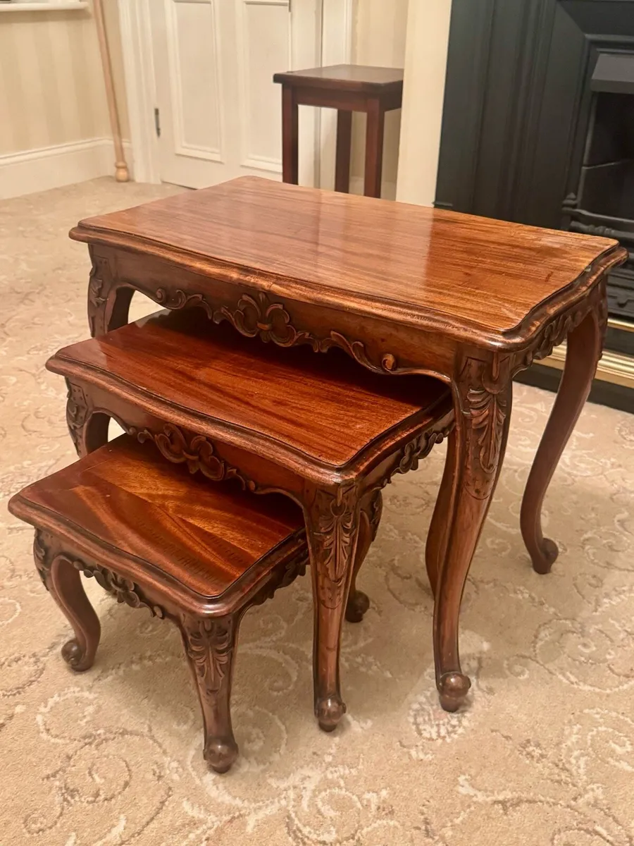Antique Nest Tables - Image 1