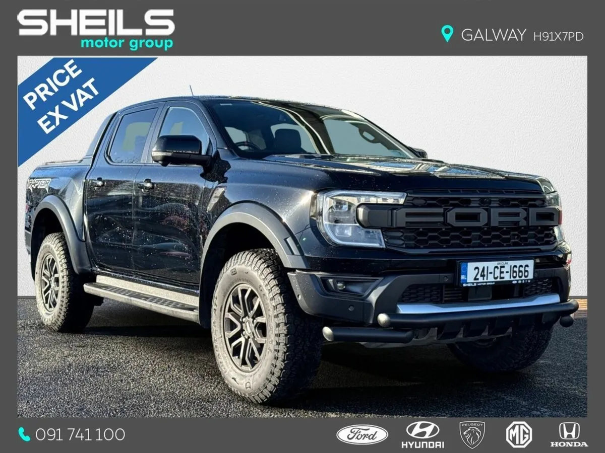 Ford Ranger NEW MODEL RAPTOR BLACK DIESEL - IMMACU - Image 1