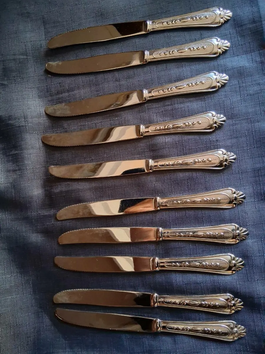 Vintage LBL Italian Silver Plated Cutlery Set - Image 3