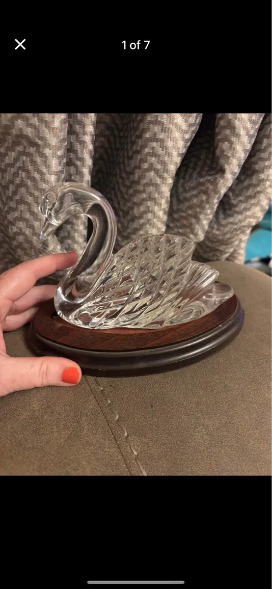 Waterford crystal swan - Image 1