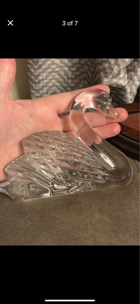 Waterford crystal swan - Image 3
