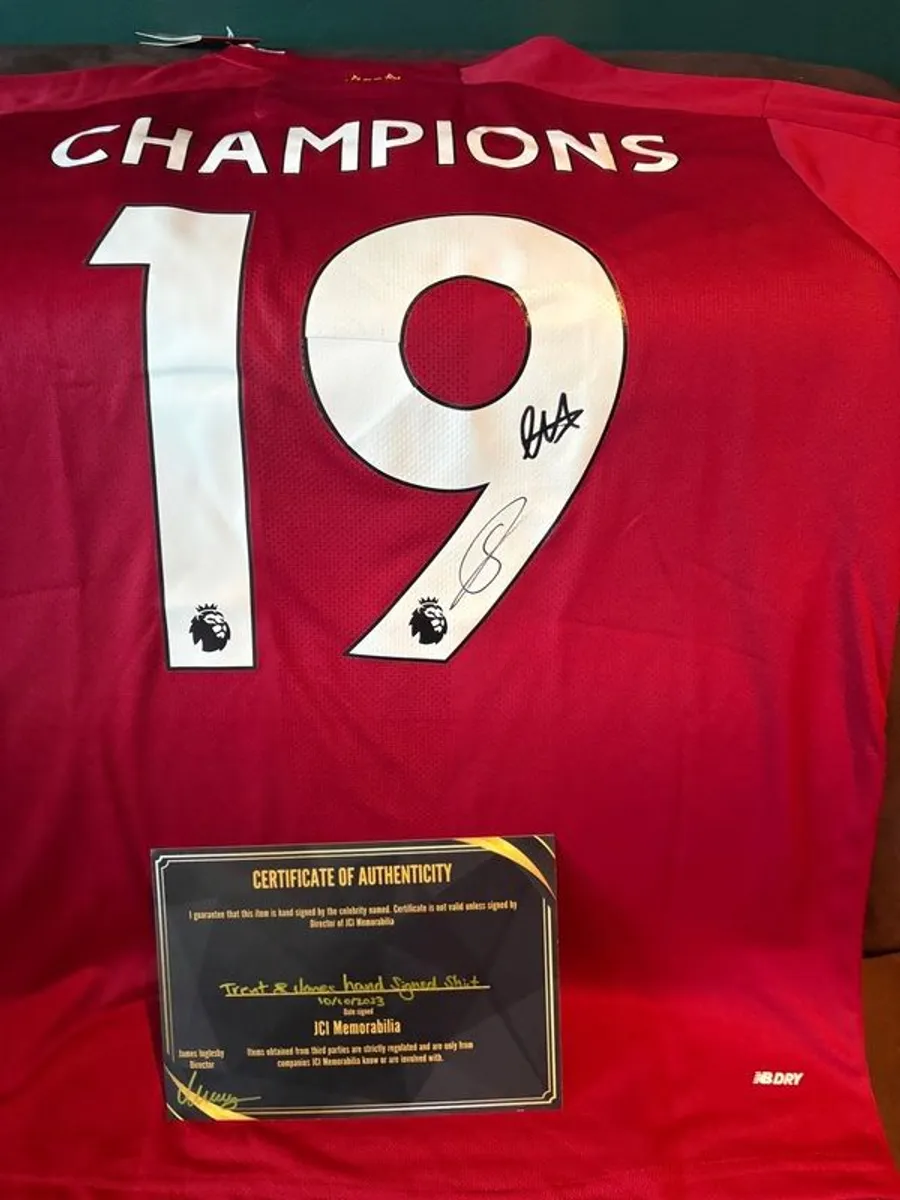 Trent & Jones signed Liverpool jersey - Image 2